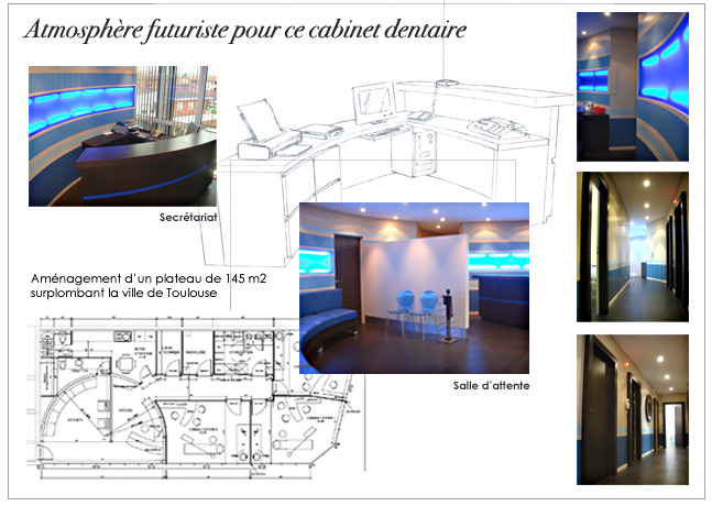 Architecture et décoration d'intérieur: Cabinet dentaire